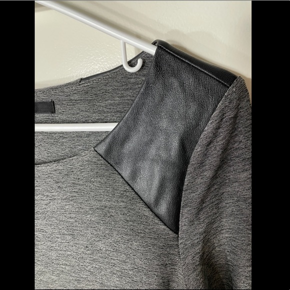 Guess grey Jersey dress with leather decoration - Picture 5 of 7